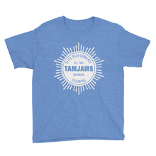 Load image into Gallery viewer, TAMJAMS Sunburst Youth Short Sleeve T-Shirt - 11 COLORS AVAILABLE