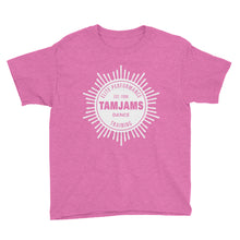 Load image into Gallery viewer, TAMJAMS Sunburst Youth Short Sleeve T-Shirt - 11 COLORS AVAILABLE