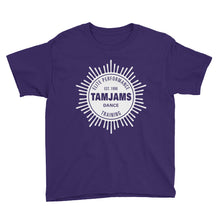 Load image into Gallery viewer, TAMJAMS Sunburst Youth Short Sleeve T-Shirt - 11 COLORS AVAILABLE