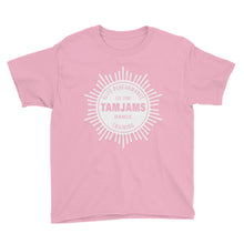 Load image into Gallery viewer, TAMJAMS Sunburst Youth Short Sleeve T-Shirt - 11 COLORS AVAILABLE