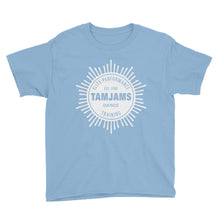 Load image into Gallery viewer, TAMJAMS Sunburst Youth Short Sleeve T-Shirt - 11 COLORS AVAILABLE