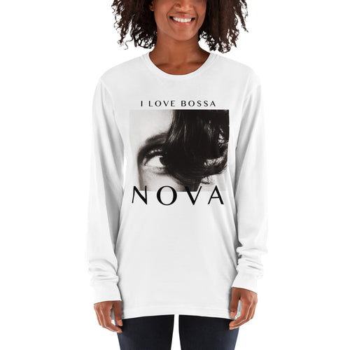 NOVA Long Sleeve Unisex T-Shirt - WHITE
