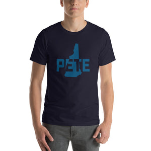 Pete New Hampshire Short-Sleeve Unisex T-Shirt - Blue Print