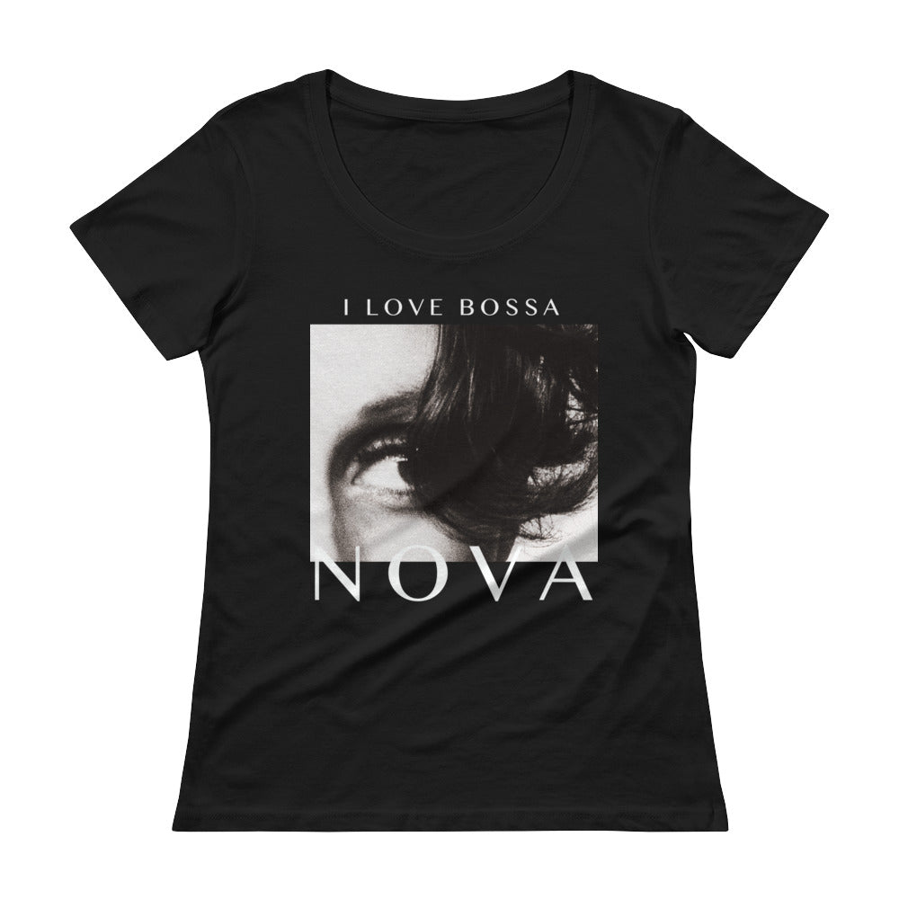 NOVA Women's Scoopneck T-Shirt - BLACK