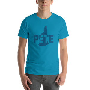 Pete New Hampshire Short-Sleeve Unisex T-Shirt - Blue Print