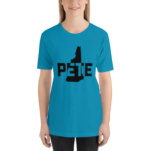 Pete New Hampshire Short-Sleeve Unisex T-Shirt - Black Print